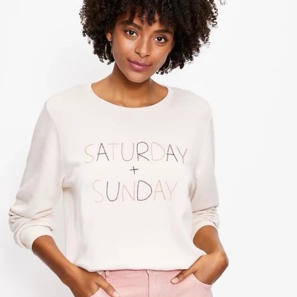 LOFT Tops - Loft sweatshirt Size S